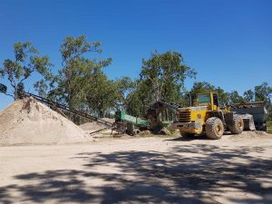 Excavator — Commercial Bulk Sand Supply in Walkamin, QLD