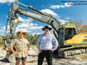 Two Man Wearing Cowboy Hut — Commercial Bulk Sand Supply in Walkamin, QLD